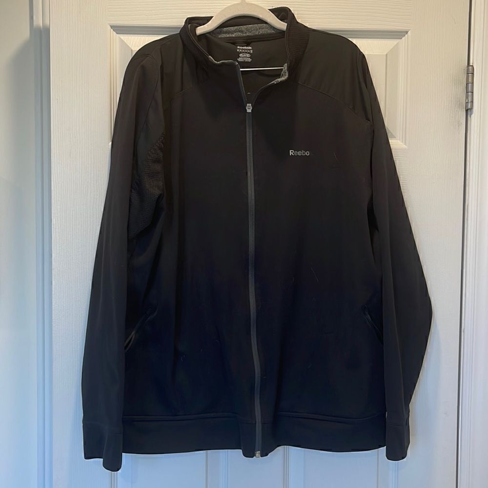 Reebok XL Men’s Black Play Dry Jacket, XL